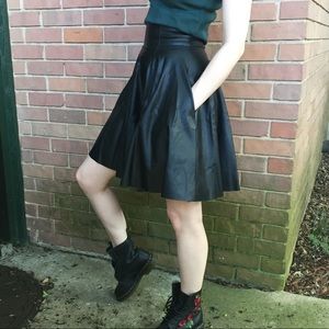 BlackMilk Route 66 UltraHighWaist Skater Skirt XS